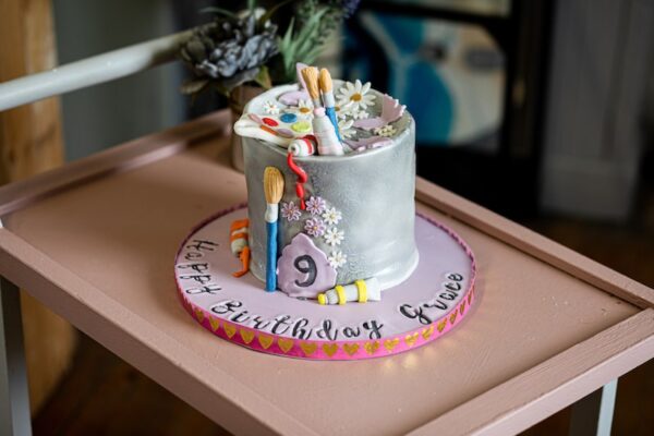 Childrens Birthday Party Cake - Art Parties - Tribe Art Studio 16