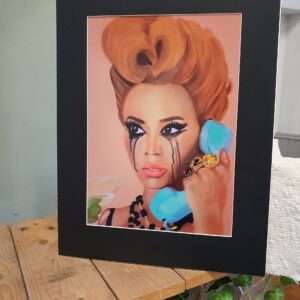 Beyonce Pastel Portrait Print