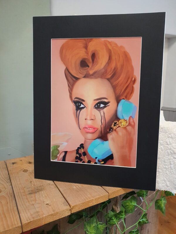Beyonce Pastel Portrait Print