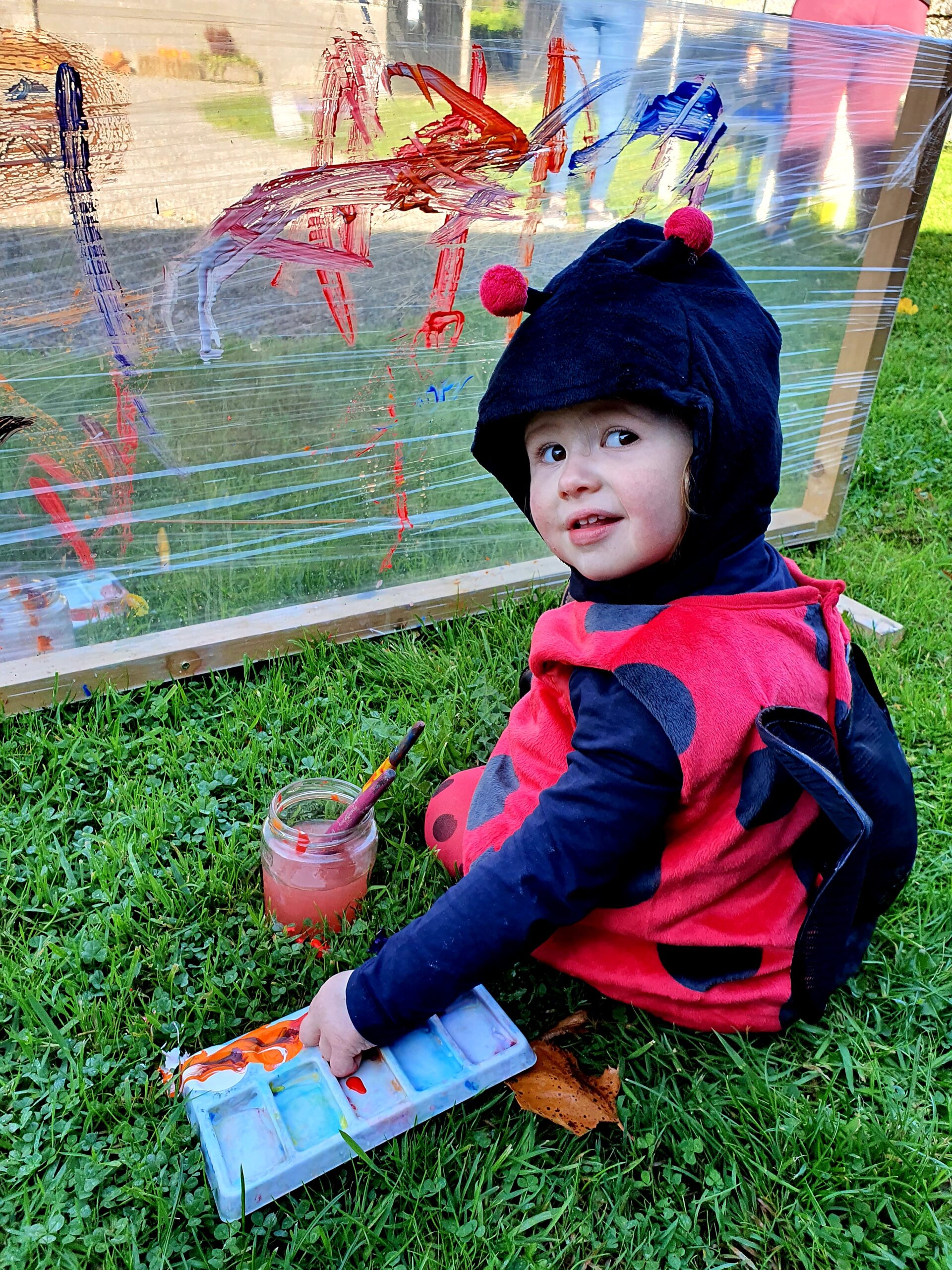 Toddler Halloween Messy Play